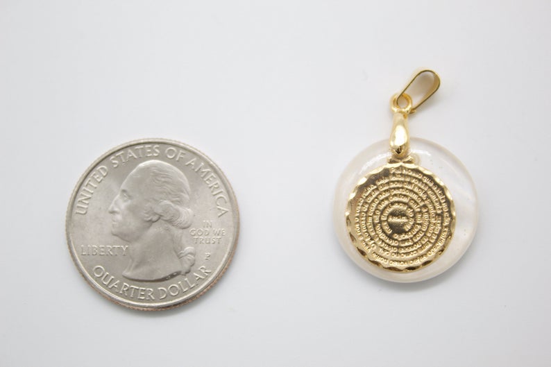 Prayer Small Enamel Pearl