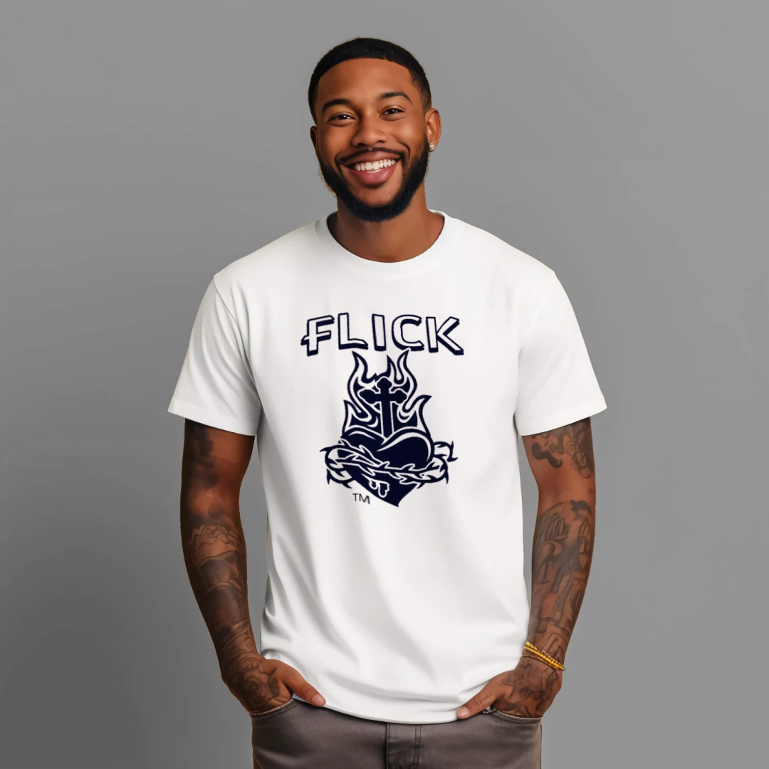1 Flick Polo with design - new - new