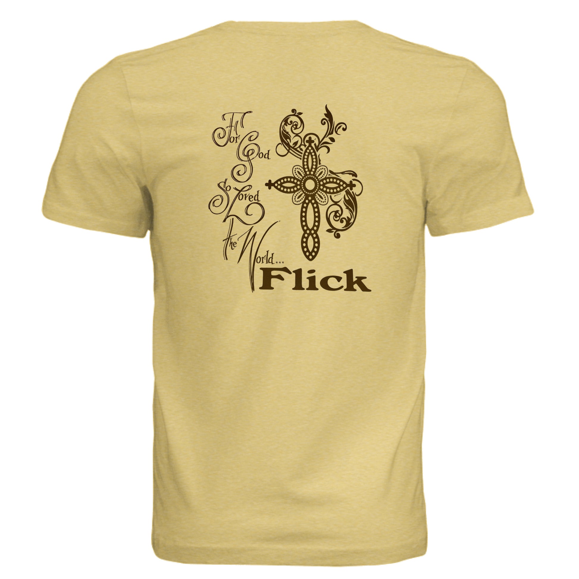 Mustard Triblend - BACK